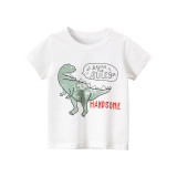 Toddle Kids Boys Print Dinosaurs Cotton T-shirt