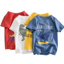 Toddle Kids Boys Print Dinosaurs Cotton T-shirt