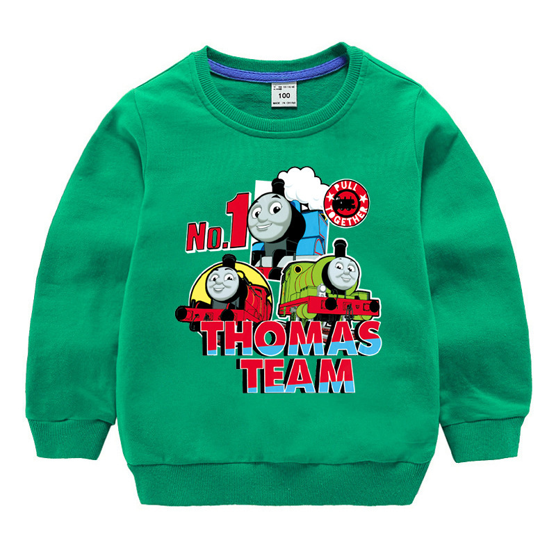 Toddler Kids Boy Thomas and Friends Pullover Cotton Sweatshirt Tops