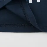 Toddle Kids Boys Print GreenTrain Navy Cotton T-shirt