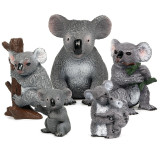 Educational Realistic Koala Animals Figures Playset Toys