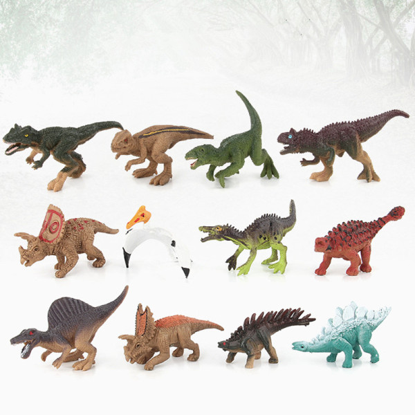 Educational Realistic 12pcs Dinosaurs Model Figures Playset Sets Toys