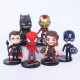 Marvel Hero Model 6pcs Cake Topper Decoration Figures Playset Toys