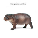 Educational Realistic Hippopotamus Wild Animals Figures Playset Toys