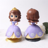 3PCS Frozen Princess Model Cake Topper Decoration Figures Playset Toys