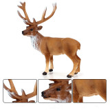 Educational Realistic Elk Deer Figures Playset Toys