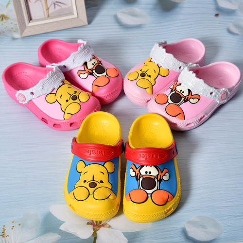 Toddle Kids 3D Bear Beach Summer Slippers Shoes