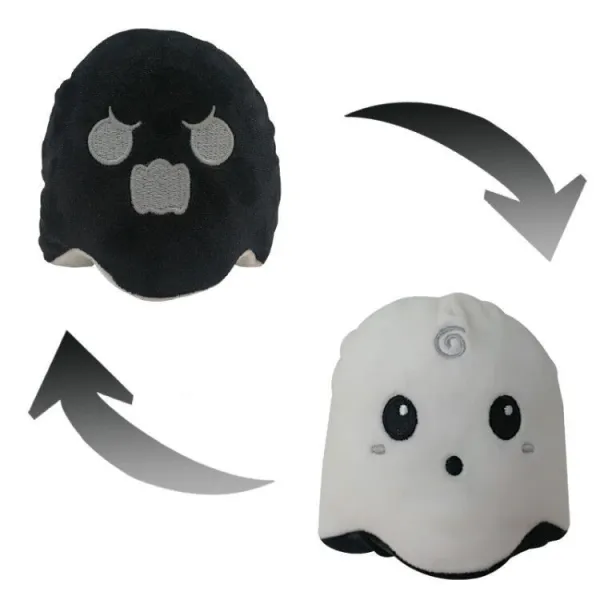 Halloween The Original Reversible Ghost Patented Design Soft Stuffed Plush Animal Doll for Kids Gift