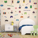 Creative Graffiti Gamepad Door Room Waterproof Decorative Wall Stickers