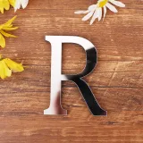 26 Letters DIY Slogan Door Room Acrylic Decorative Mirror Wall Stickers