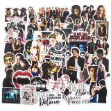 50PCS Criminal Minds The Vampire Diaries Waterproof Stickers Decals for Luggage Laptop Water Bottles