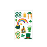 10 Sheets Patrick's Day Party Supplies Art Temporary Tattoos