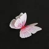 12PCS Double-Deck Ambilight Butterfly Wall Stickers Door Room Magnetic Decorative