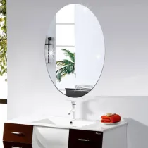 Geometry Oval Door Room Acrylic Decorative Mirror Wall Stickers