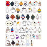 50PCS Baymax Unicorns Waterproof Stickers Decals for Luggage Laptop Water Bottles