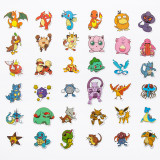 50PCS Pokemon Pikachu Waterproof Stickers Decals for Luggage Laptop Water Bottles