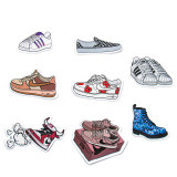 50PCS Sneakers Shoes Waterproof Stickers Decals for Luggage Laptop Water Bottles