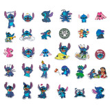 50PCS Cartoon Rick and Morty Stitch Sesame Street Waterproof Stickers Decals for Luggage Laptop Water Bottles