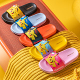 Toddlers Kids Pikachu Pokemon Flat Beach Summer Slippers