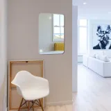 Geometry Oval Door Room Acrylic Decorative Mirror Wall Stickers
