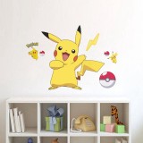 Pikachu Door Room Waterproof Decorative Wall Stickers