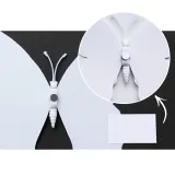12PCS Pure Color Butterfly Wall Stickers Door Room Magnetic Decorative