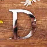 26 Letters DIY Slogan Door Room Acrylic Decorative Mirror Wall Stickers