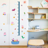 Peppa Pig Height Stickers Children's Room Kindergarten Classroom Layout Decorative Wall Stickers
