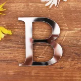 26 Letters DIY Slogan Door Room Acrylic Decorative Mirror Wall Stickers
