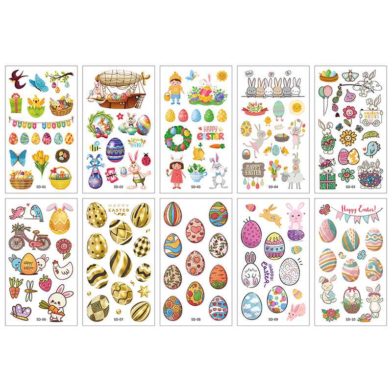 10 Sheets Easterm Christmas Thanksgiving Holidays Day Party Supplies ...