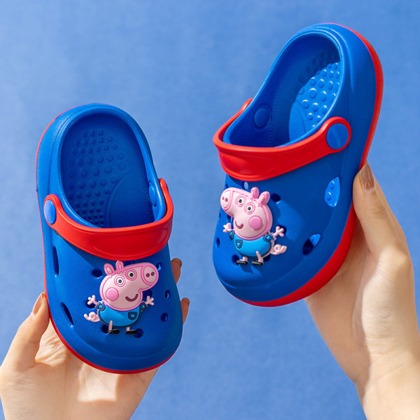 Toddlers Kids Peppa Pig Flat Beach Cartoon Summer Slippers Sandals