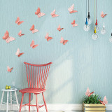 12PCS Single-Deck Hollow Out Butterfly Wall Stickers Door Room Magnetic Decorative