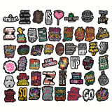50PCS Inspirational Quotes Waterproof Stickers Decals for Luggage Laptop Water Bottles