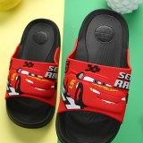 Toddlers Kids Cartoon Car Flat Beach Summer Slippers