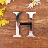 26 Letters DIY Slogan Door Room Acrylic Decorative Mirror Wall Stickers
