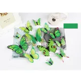 12PCS Single-Deck Butterfly Wall Stickers Door Room Magnetic Decorative