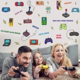 Creative Graffiti Gamepad Door Room Waterproof Decorative Wall Stickers