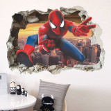 3D Spider Man Door Room Waterproof Decorative Wall Stickers