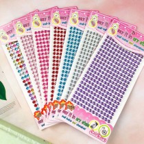 260PCS Colourful DIY Crystal Rhinestone Sticker Jewels Gems Sticker Set for Kids