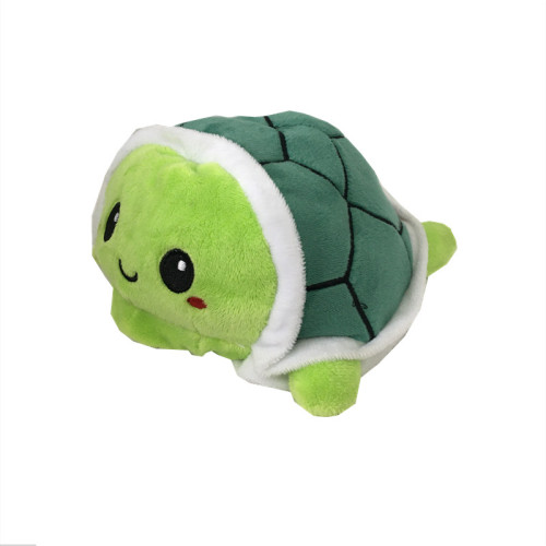 The Original Reversible Tortoise Patented Design Soft Stuffed Plush Animal Doll for Kids Gift