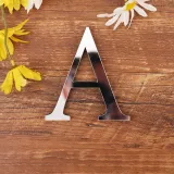 26 Letters DIY Slogan Door Room Acrylic Decorative Mirror Wall Stickers