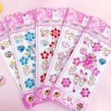 3 Sheets Colourful Heart Gem Sunflower DIY Crystal Rhinestone Sticker Jewels Gems Sticker Set for Kids