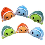 The Original Reversible Tortoise Patented Design Soft Stuffed Plush Animal Doll for Kids Gift