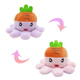 The Original Reversible Fruits Octopus Double Faced Expression Patented Design Soft Stuffed Plush Animal Doll Toy