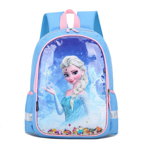 Students Primary School Backpack Cartoon Princess Waterproof Schoolbags