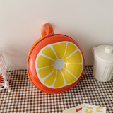 Toddlers Kids Fruits Orange Watermelon Kiwifruit Eggshell Backpack Fashion Bags