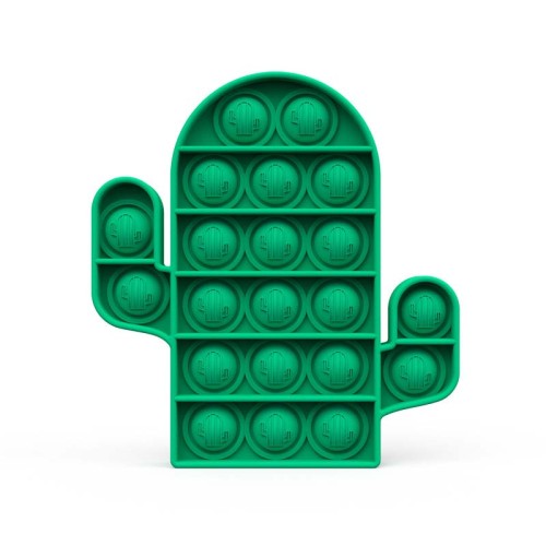 Cactus Pop It Fidget Toy Push Pop Bubble Sensory Fidget Toy Stress Relief For Kids & Adult