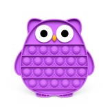 Rainbow Owl Pop It Fidget Toy Push Pop Bubble Sensory Fidget Toy Stress Relief For Kids & Adult