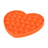 Rainbow Heart Push Pop It Fidget Toy Pop Bubble Sensory Fidget Toy Stress Relief For Kids & Adult