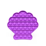 Rainbow Shell Pop It Fidget Toy Push Pop Bubble Sensory Fidget Toy Stress Relief For Kids & Adult